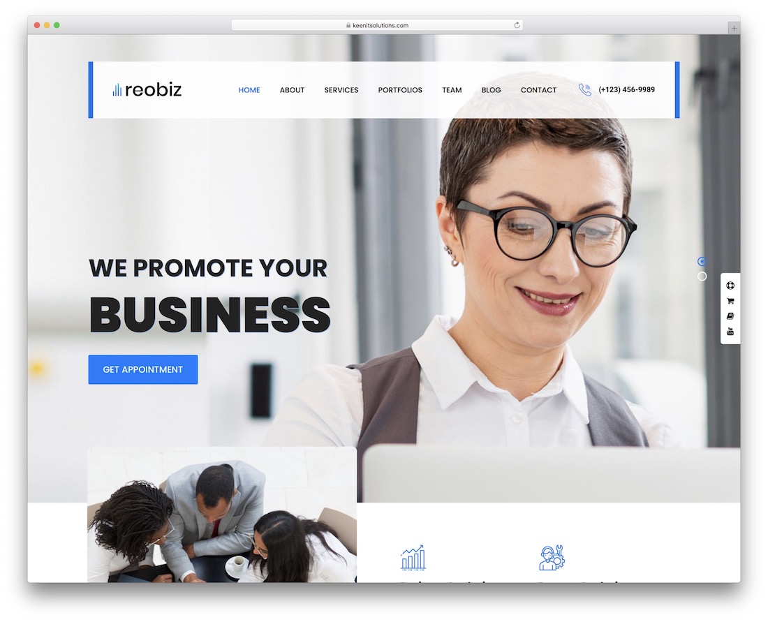 reobiz wordpress theme