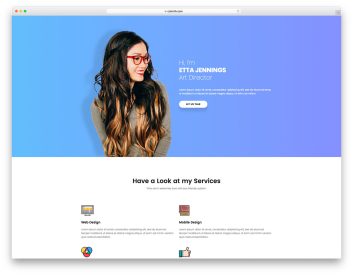 Resume Free Website Template