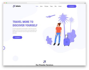 safario free template