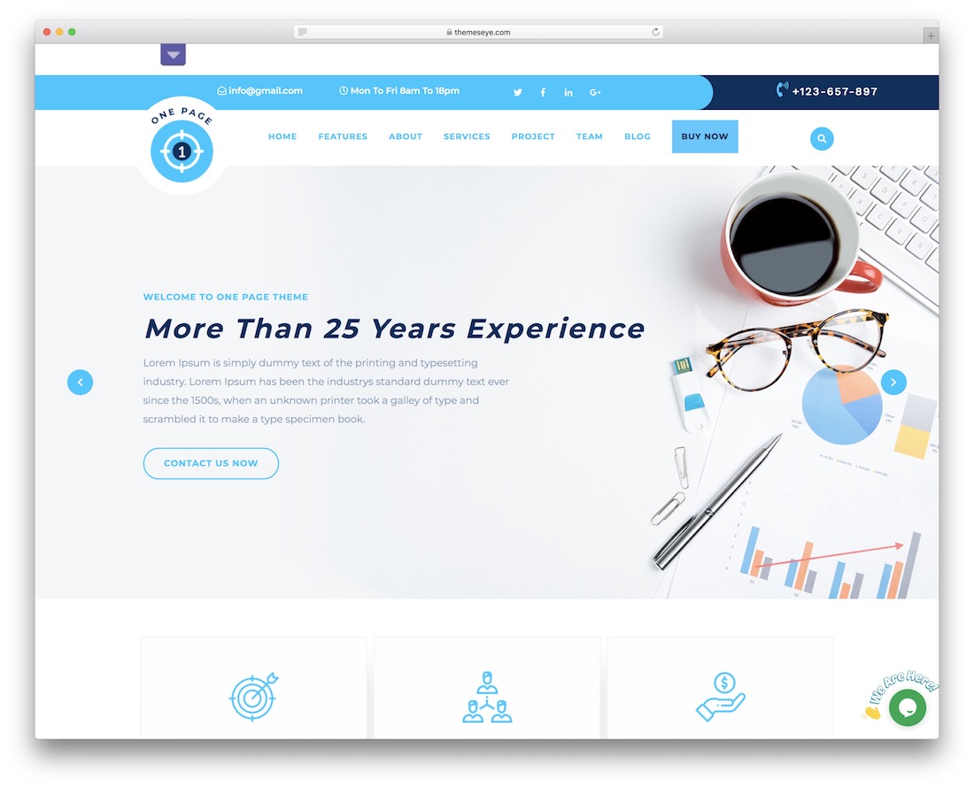 safha free landing page wordpress theme