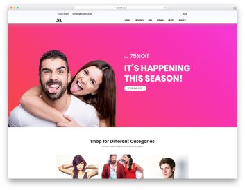 Shop template preview