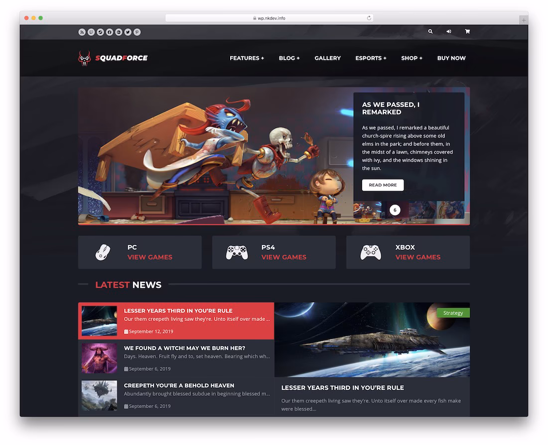 squadforce wordpress bbpress forum theme