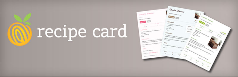 Start a Food Blog Recipe Card Plugin
