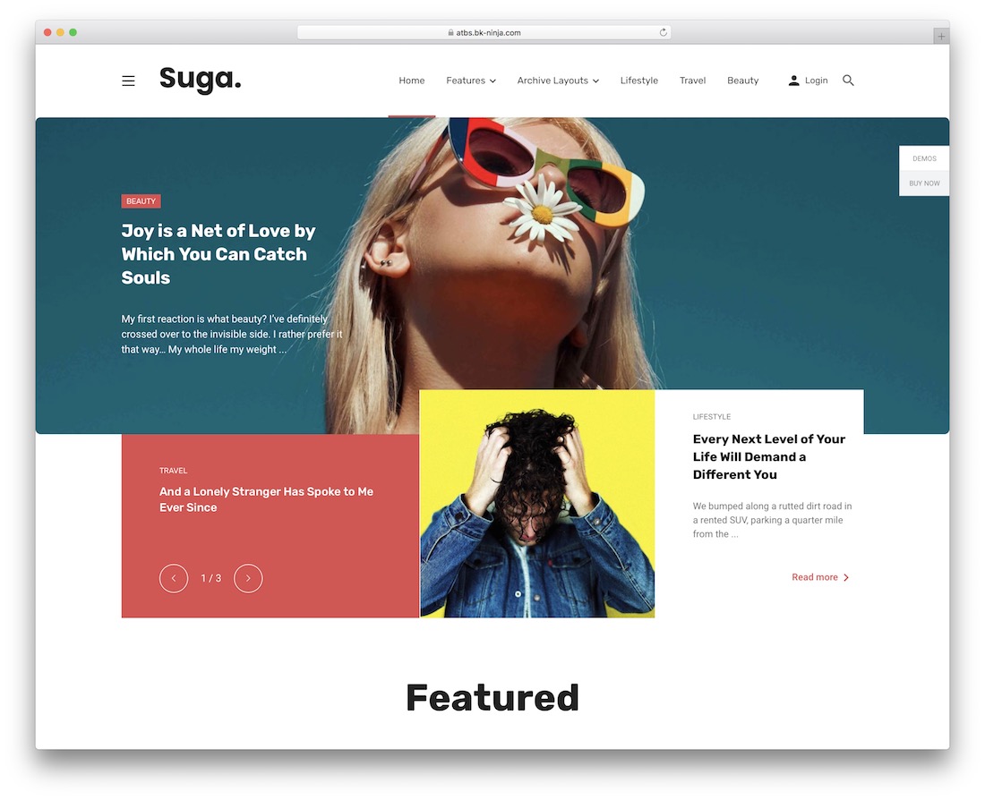 suga magazine wordpress theme