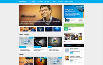 technology blog WordPress themes