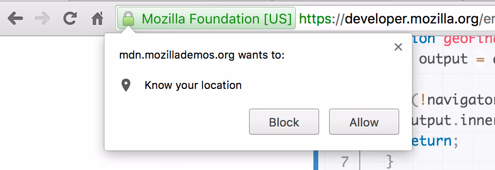 The Geolocation API