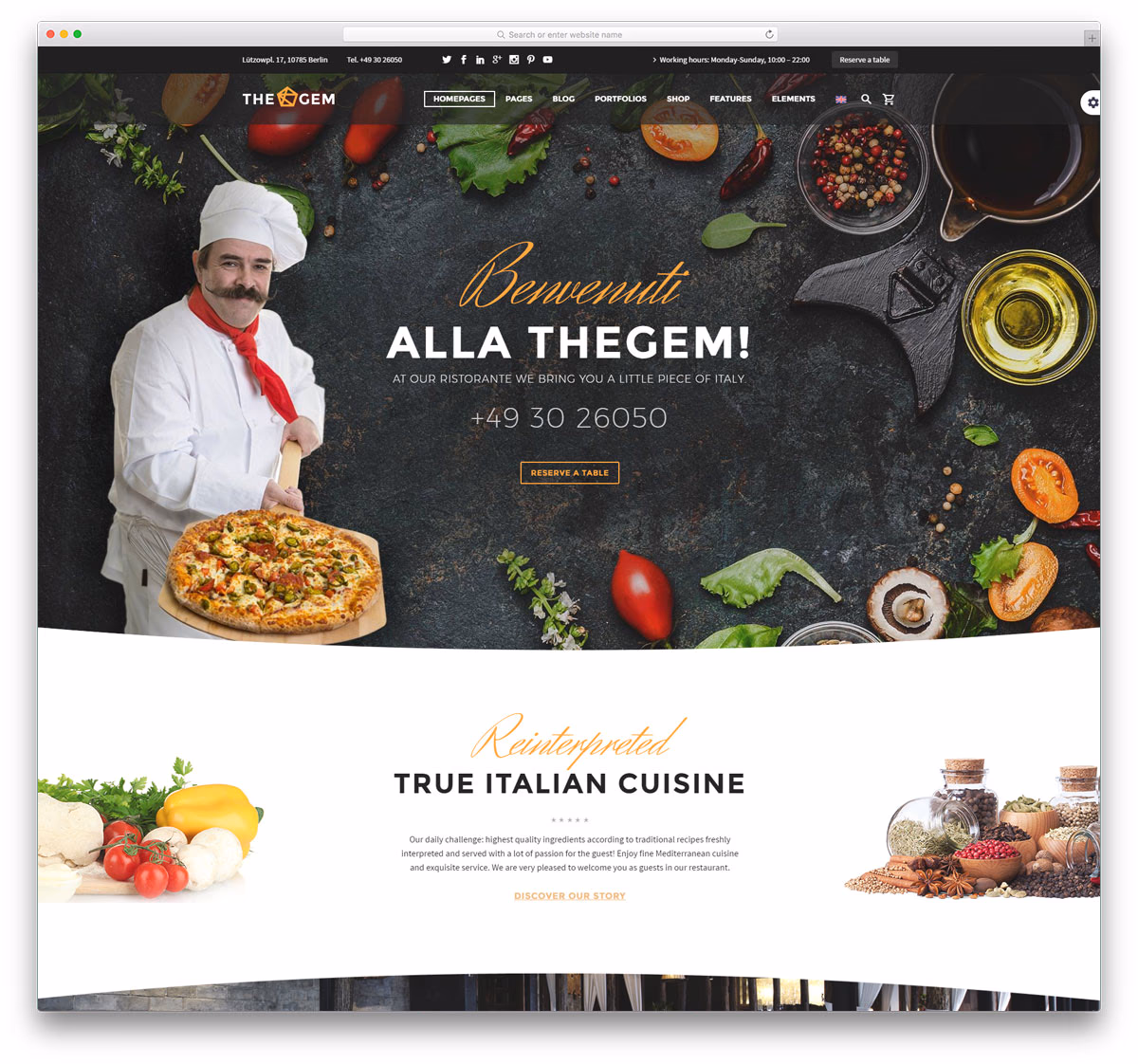 Best WordPress restaurant theme