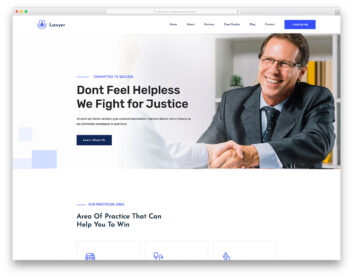TheLawyer Free Template