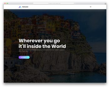 Travelasia template preview