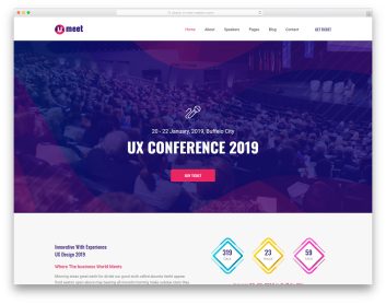 umeet free template