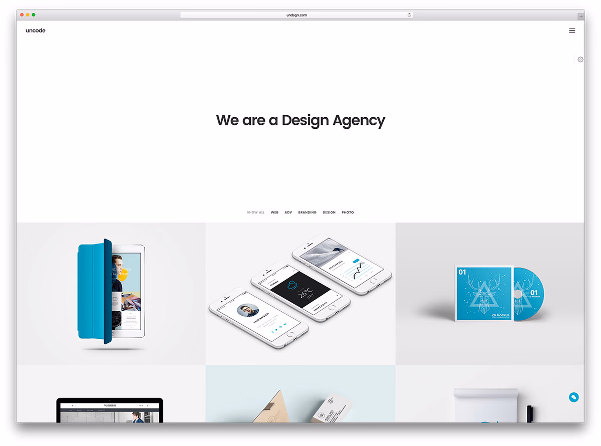 uncode - clean WordPress theme