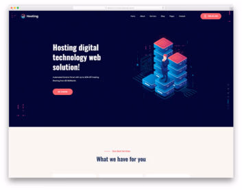 WebHostingService Free Template