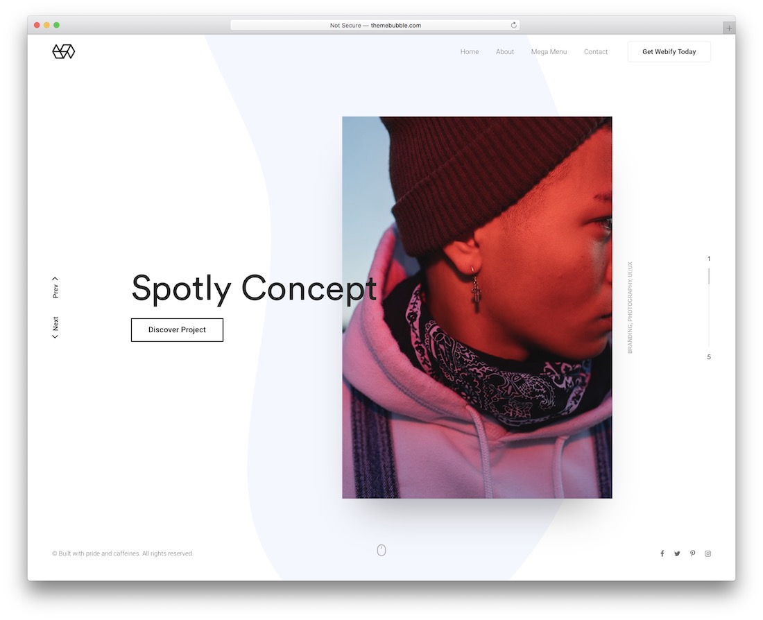 webify unique wordpress theme