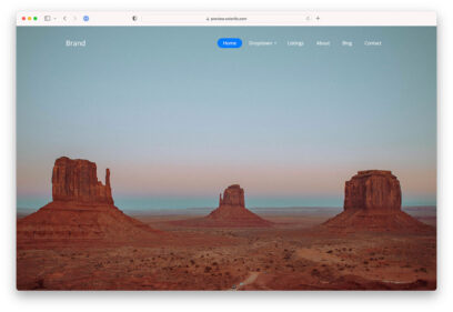 website menu templates