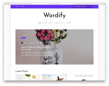 wordify free template