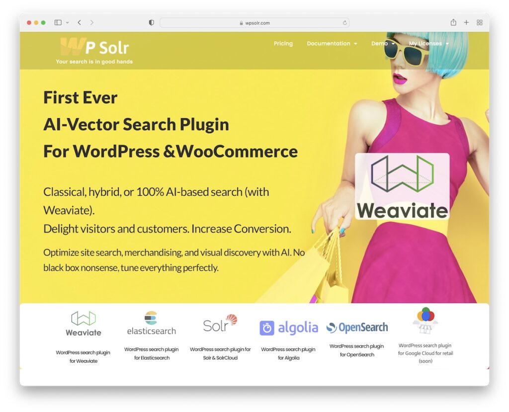 wpsolr search wordpress ai plugin