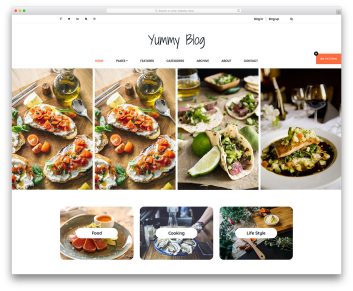 Yummy template preview
