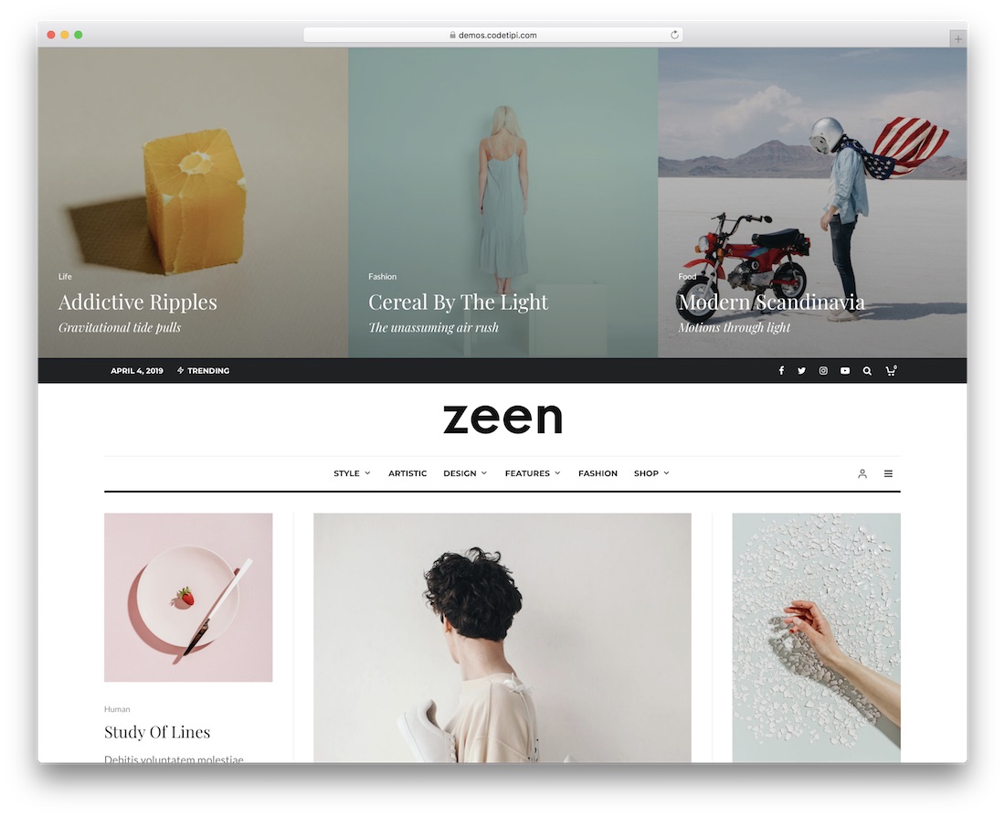 zeen wpml compatible wordpress theme