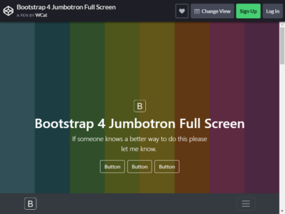 bootstrap jumbotron