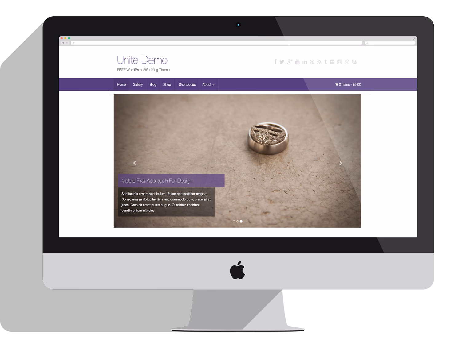 WordPress Wedding theme