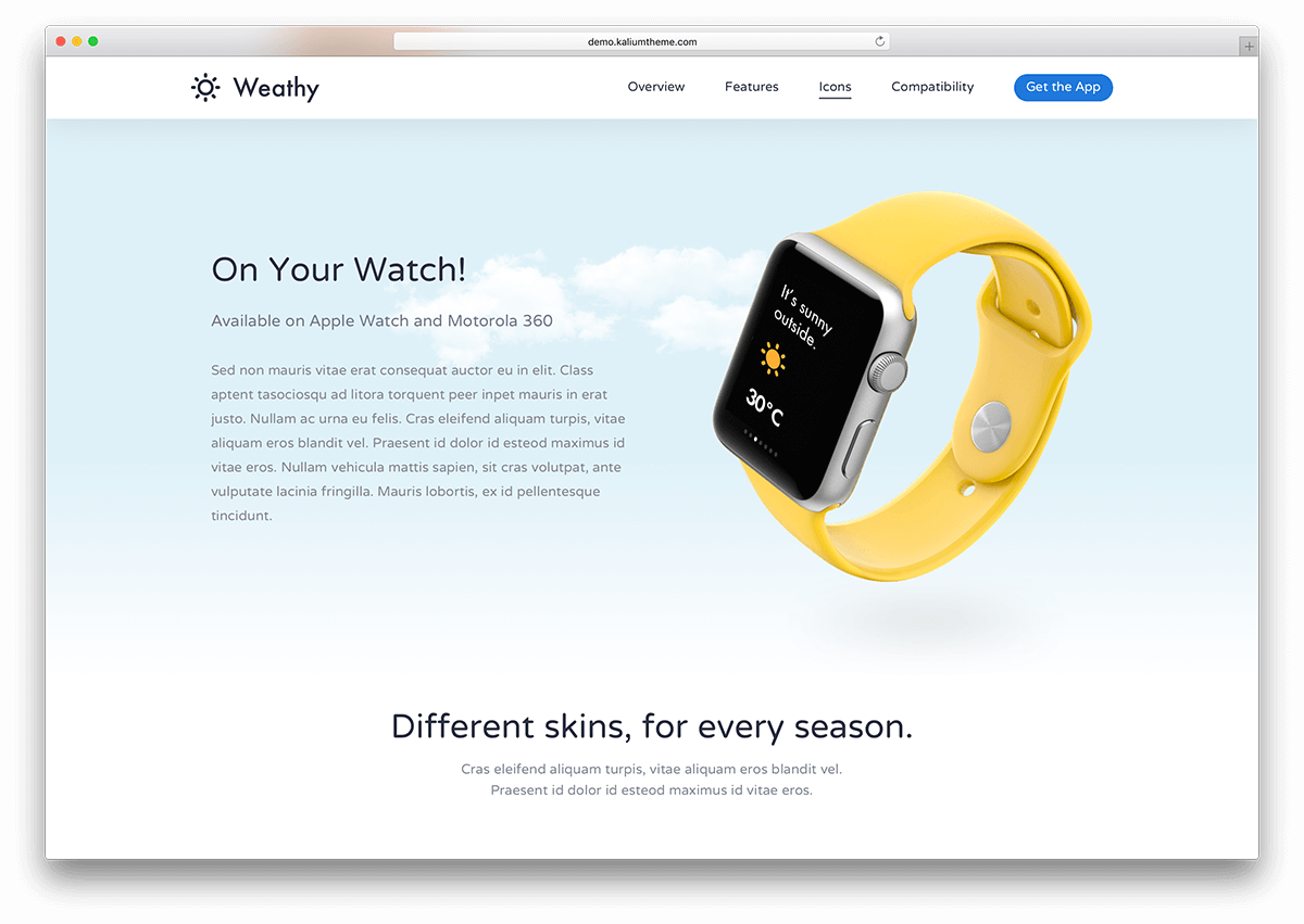 kalium creative wp template