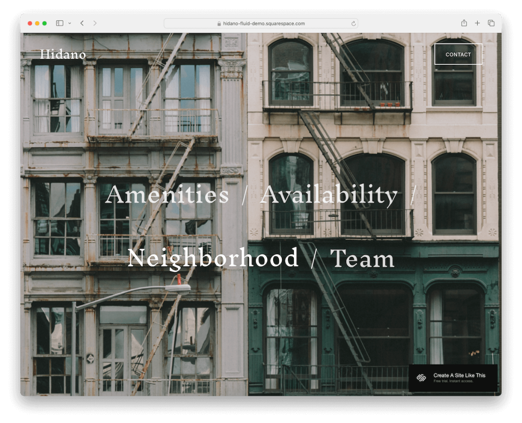 squarespace vacation rental templates